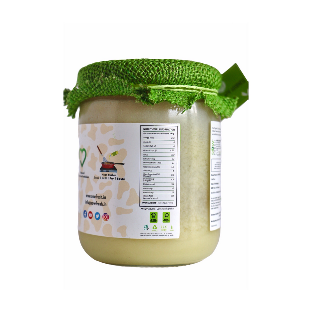 
            
                Load image into Gallery viewer, ORGANIC COW GHEE - Sowfresh
            
        