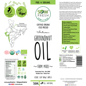 GROUNDNUT OIL - Sowfresh