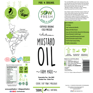 MUSTARD OIL - Sowfresh